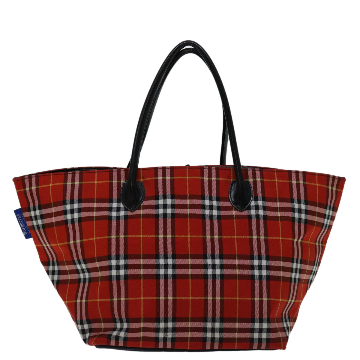 Burberry Vintage Check Red Synthetic Handbag 