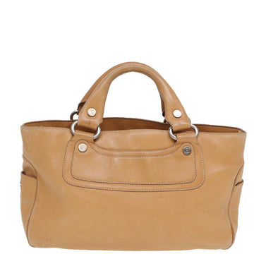 Céline Boogie Beige Leather Handbag 