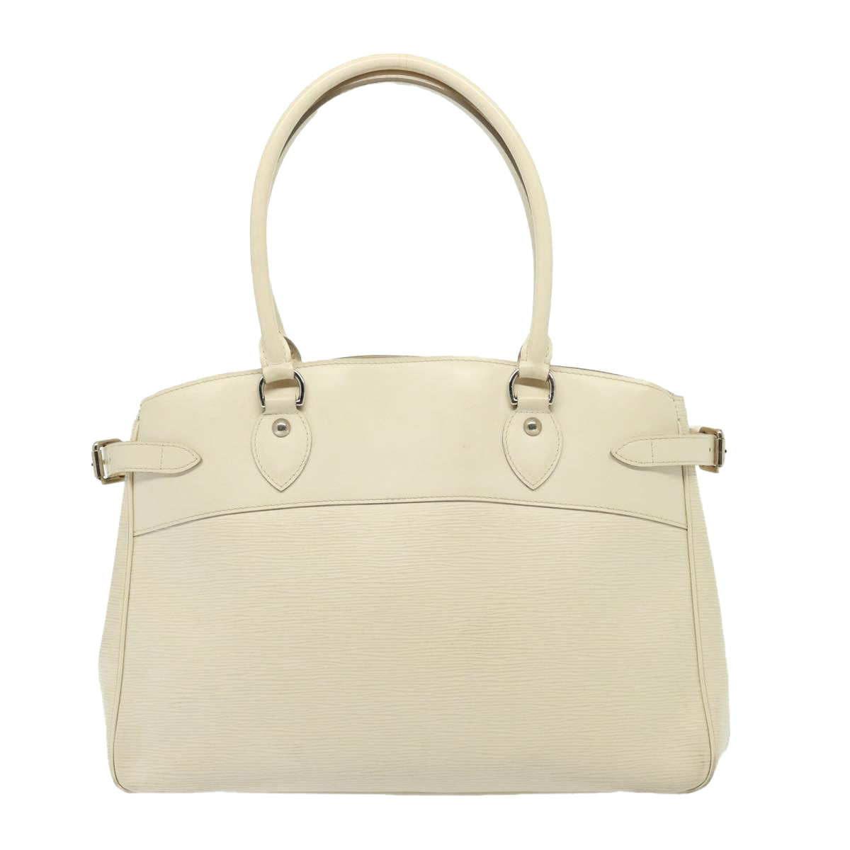 Louis Vuitton Passy White Leather Handbag 