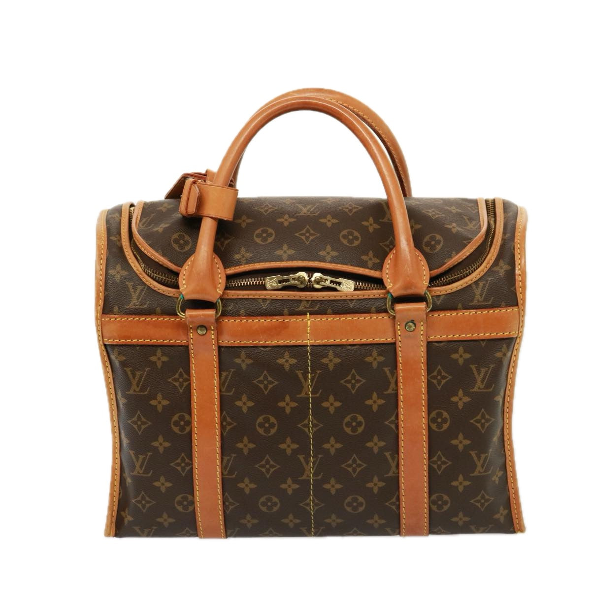 Louis Vuitton Sac chien Brown Canvas Handbag 