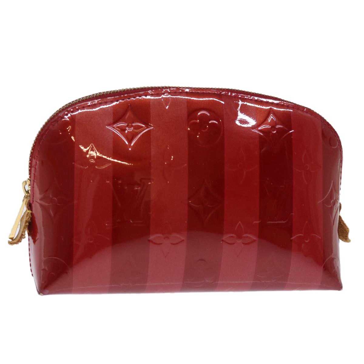 Louis Vuitton Cosmetic pouch Burgundy Patent Leather Clutch Bag