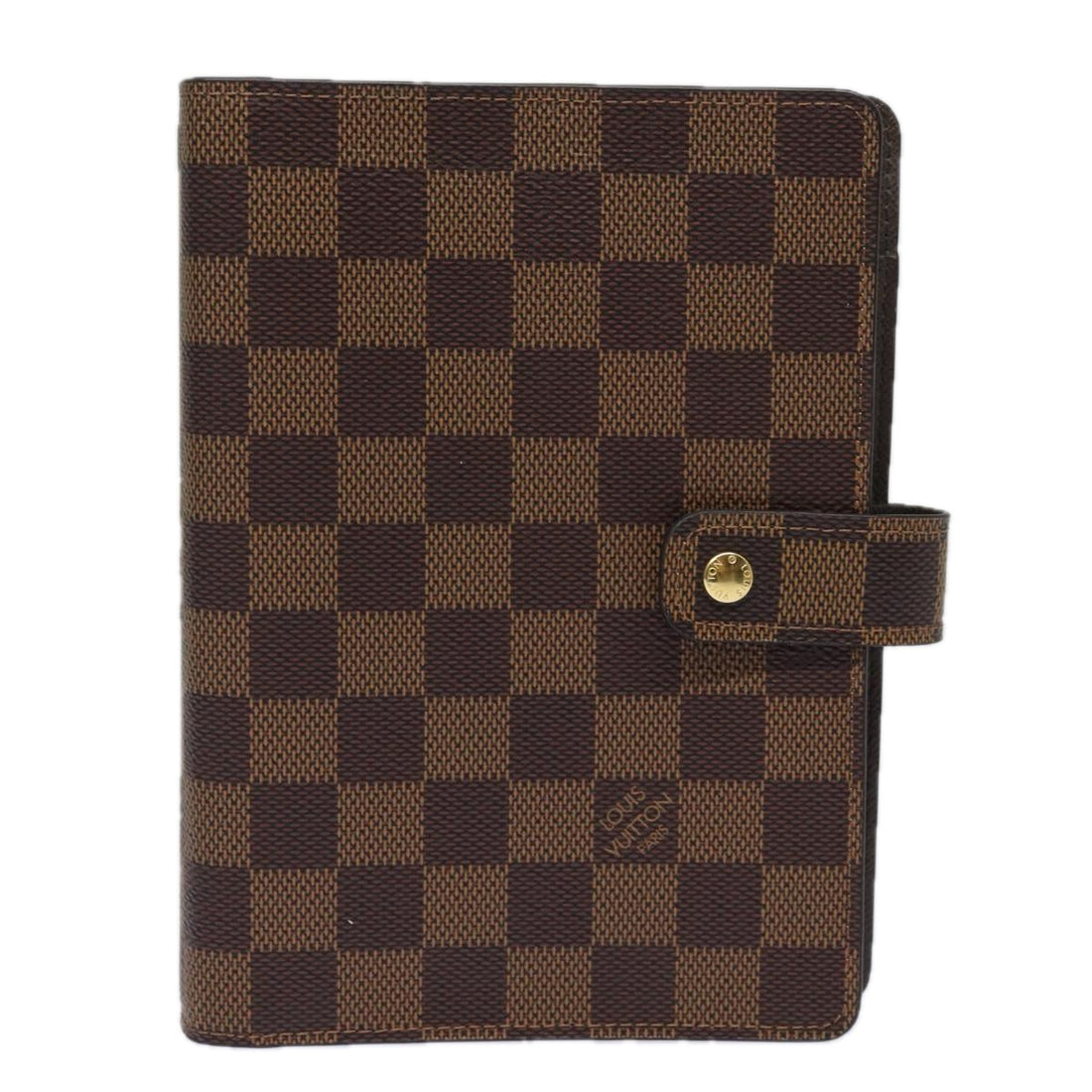 Louis Vuitton Agenda MM Brown Canvas Wallet 