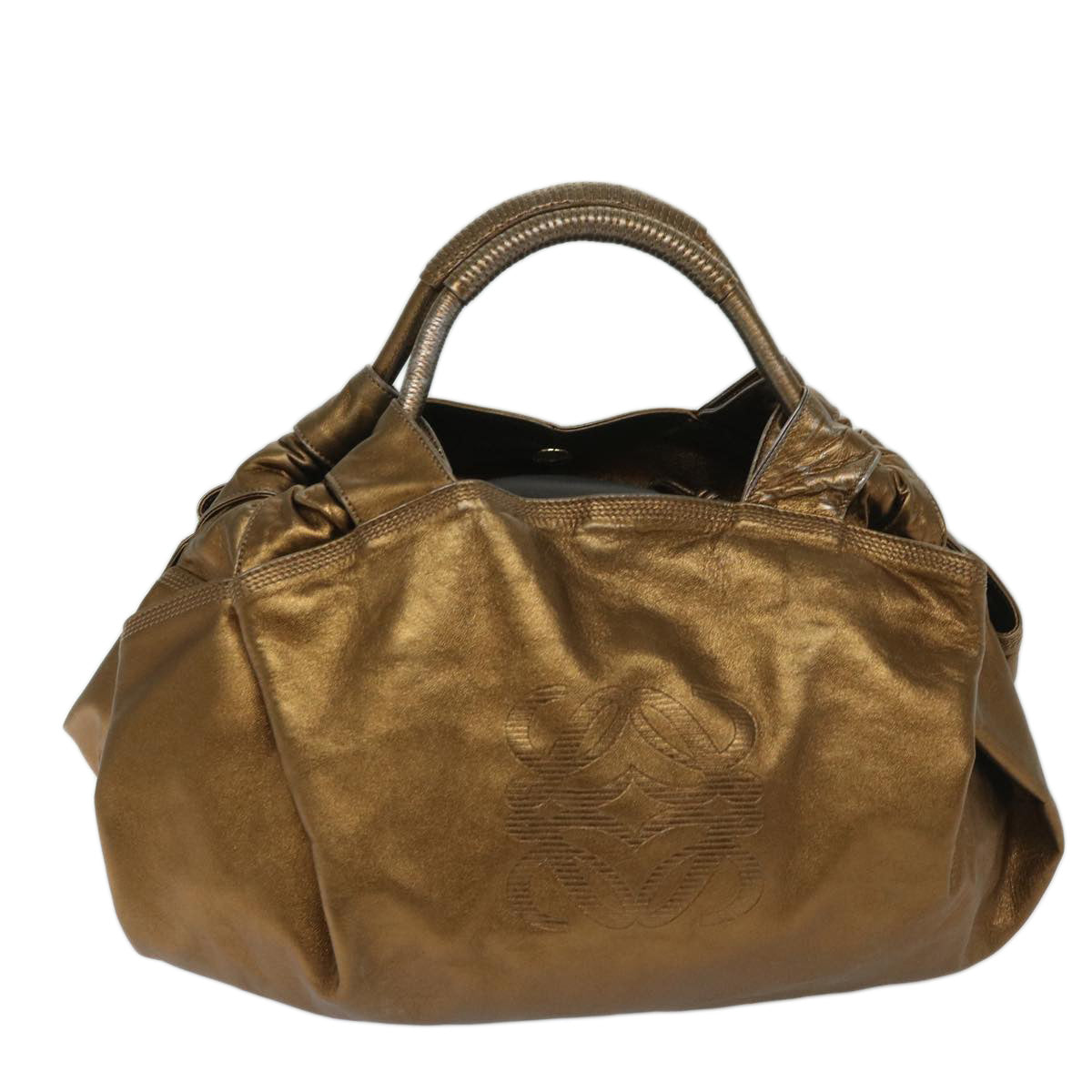 Loewe Nappa Gold Leather Handbag 