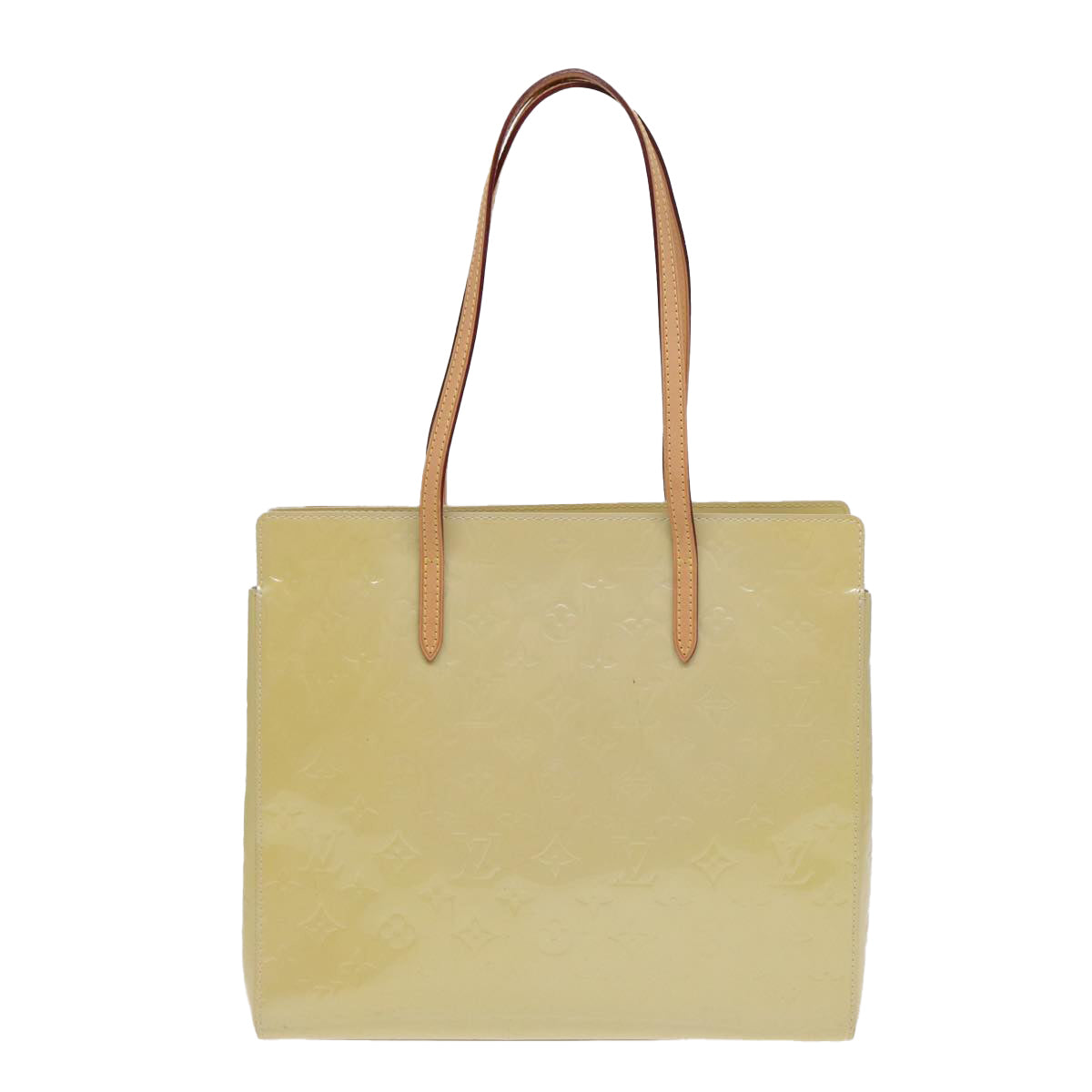 Louis Vuitton Catalina Yellow Patent Leather Tote Bag