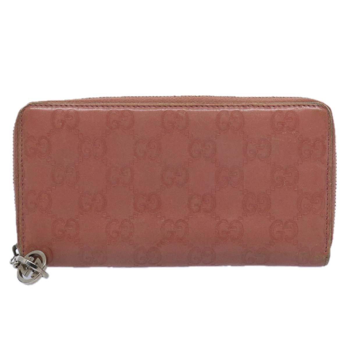 Gucci Guccissima Pink Canvas Wallet 