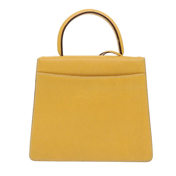 Loewe Barcelona Yellow Leather Handbag 