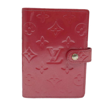 Louis Vuitton Couverture agenda de bureau Pink Patent Leather Wallet 