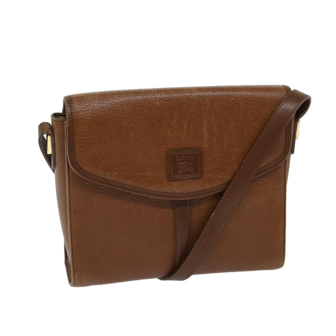 Burberry - Brown Leather Shoulder Bag