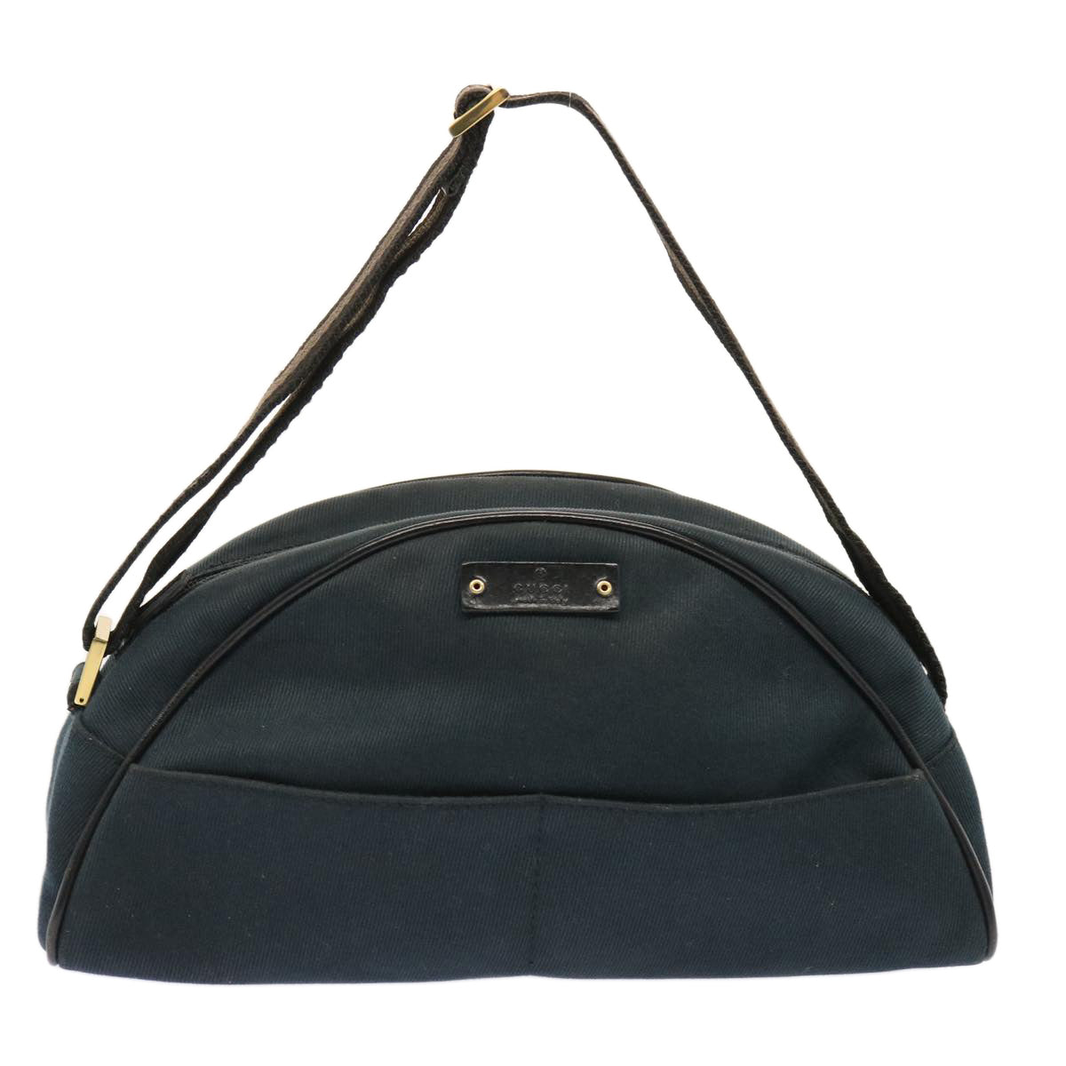 Gucci GG canvas Navy Canvas Handbag 