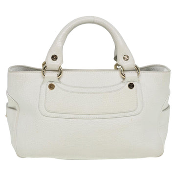 Céline Boogie White Leather Handbag 