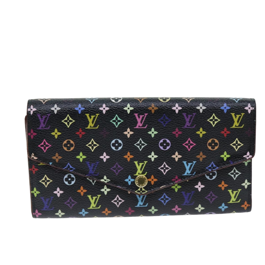 Louis Vuitton Portefeuille Sarah Multicolour Canvas Wallet 