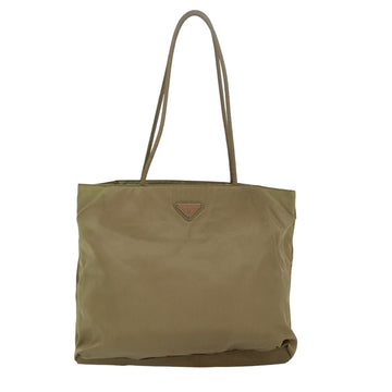 Prada Beige Canvas Tote Bag