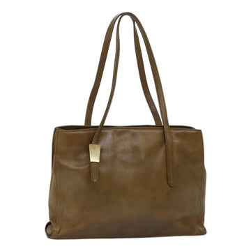 Valentino Garavani Brown Leather Tote Bag