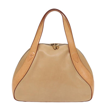 Louis Vuitton Normandy Beige Leather Handbag 