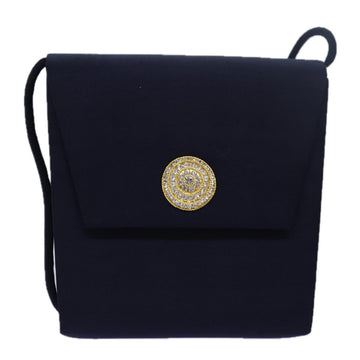 Yves Saint Laurent Navy Canvas Shoulder Bag