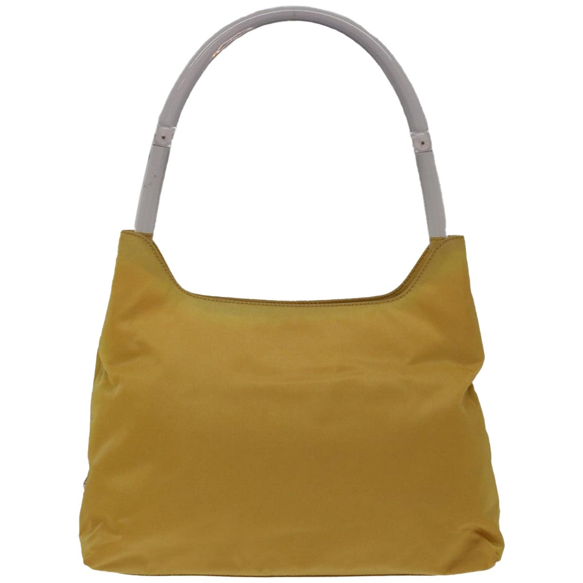 Prada Tessuto Yellow Synthetic Shoulder Bag