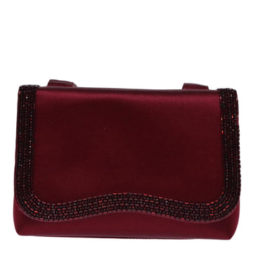 Chanel Pearl Bag Red Synthetic Shoulder Bag