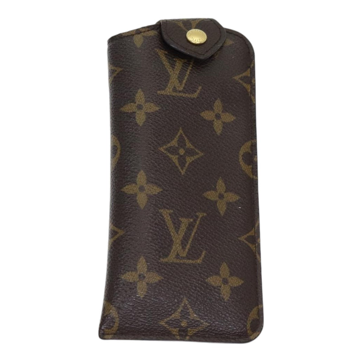 Louis Vuitton Etui à lunettes Brown Canvas Wallet 