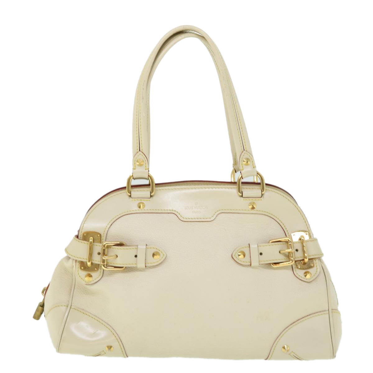 Louis Vuitton Suhali Beige Leather Shoulder Bag