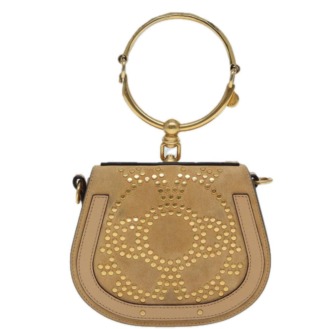 Chloé Nile Beige Suede Handbag 