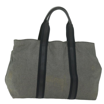 Bottega Veneta Cabas Grey Canvas Tote Bag