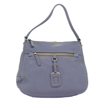 Prada -- Purple Leather Shoulder Bag