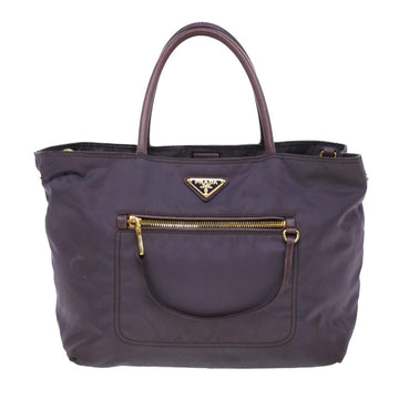 Prada Purple Synthetic Handbag 