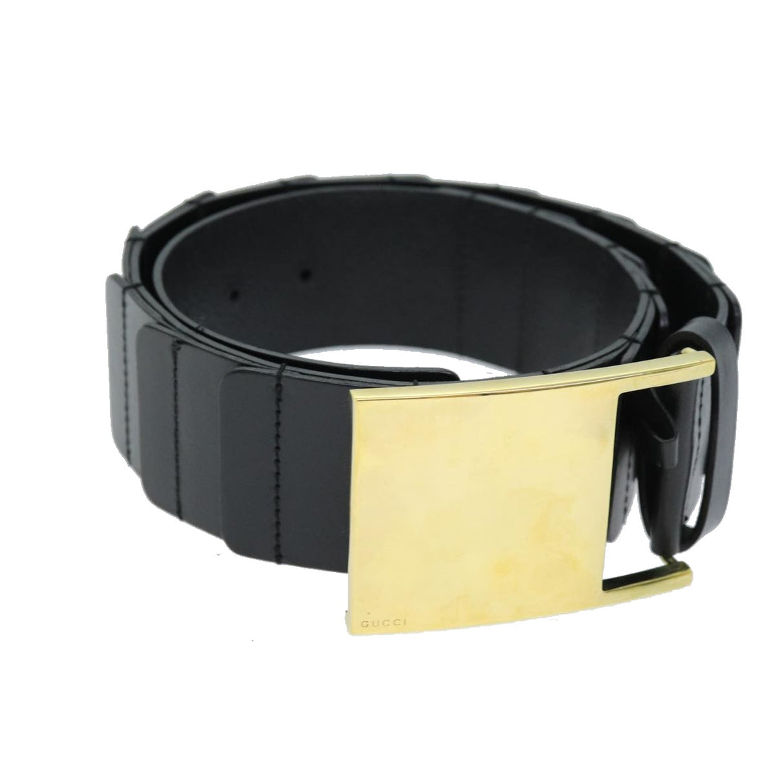 Gucci Black Leather Belt 