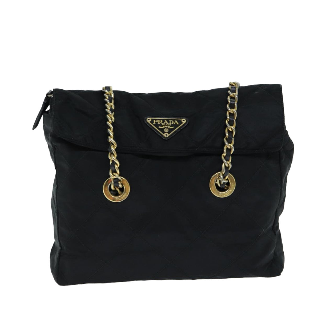 Prada Re-edition Black Synthetic Shoulder Bag