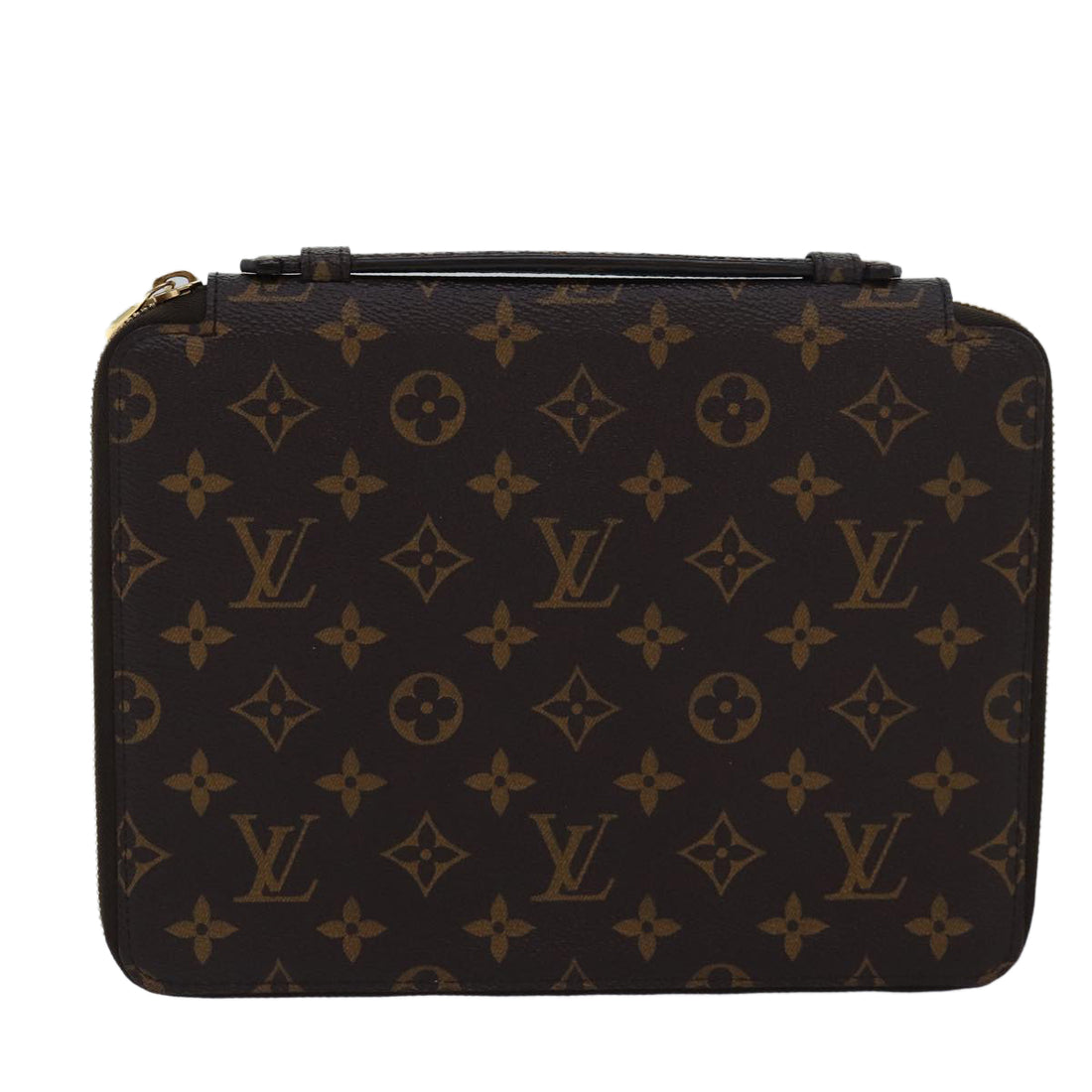 Louis Vuitton iPad Pouch Brown Canvas Clutch Bag