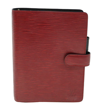 Louis Vuitton Agenda cover Red Leather Wallet 