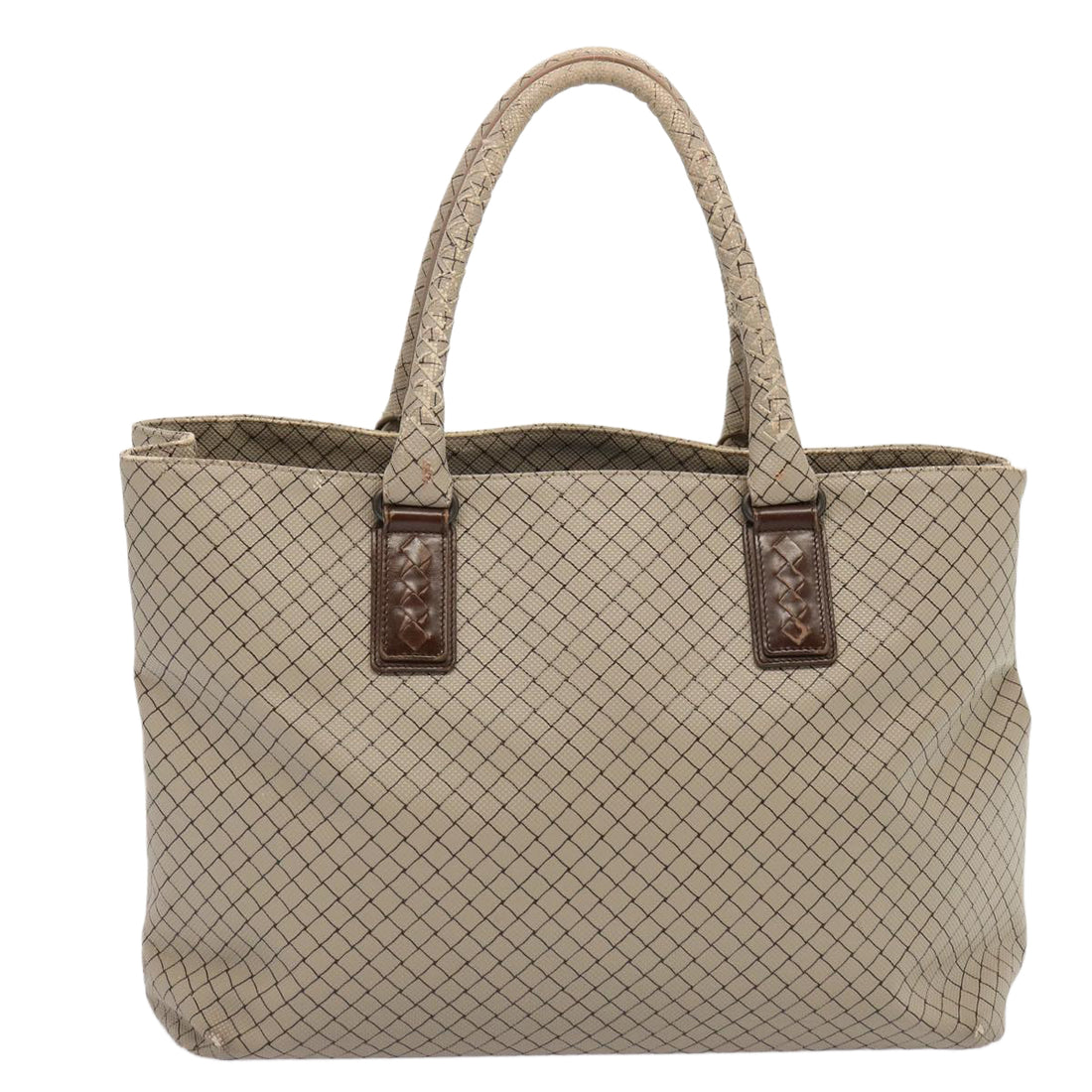 Bottega Veneta Beige Canvas Tote Bag