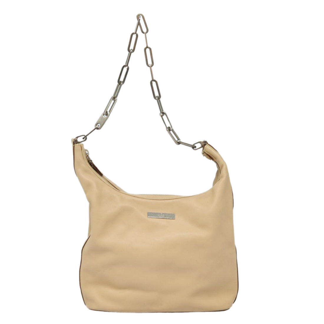 Gucci Jackie Beige Leather Shoulder Bag