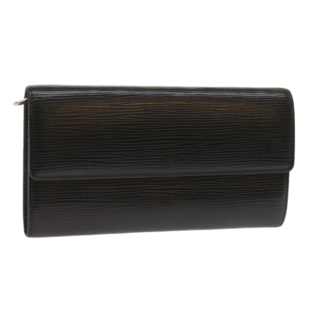 Louis Vuitton Portefeuille Sarah Black Leather Wallet 