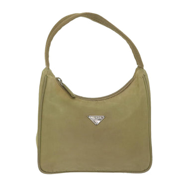 Prada Tessuto Beige Canvas Handbag 