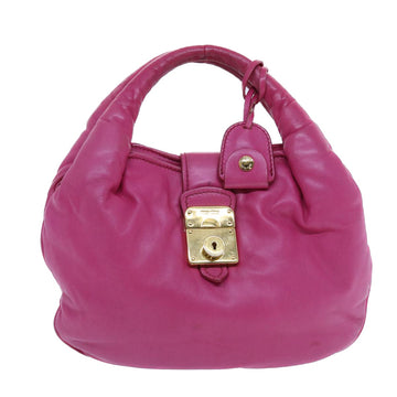 Miu Miu Pink Leather Handbag 