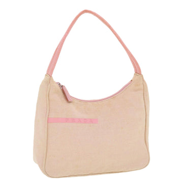 Prada Pink Canvas Handbag 