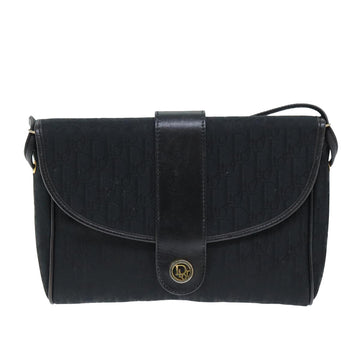 Dior Trotter Black Canvas Shoulder Bag