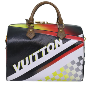 Louis Vuitton Speedy 30 Multicolour Patent Leather Handbag 