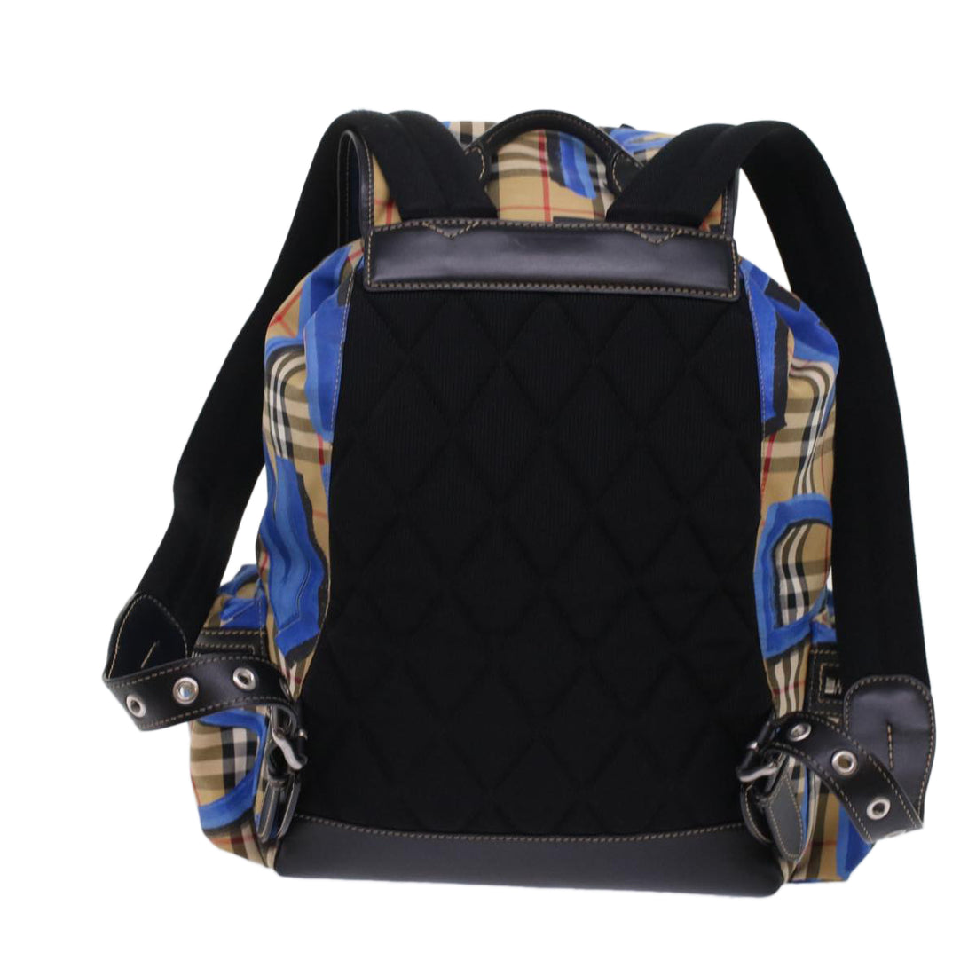 Burberry Blue Canvas Backpack Bag