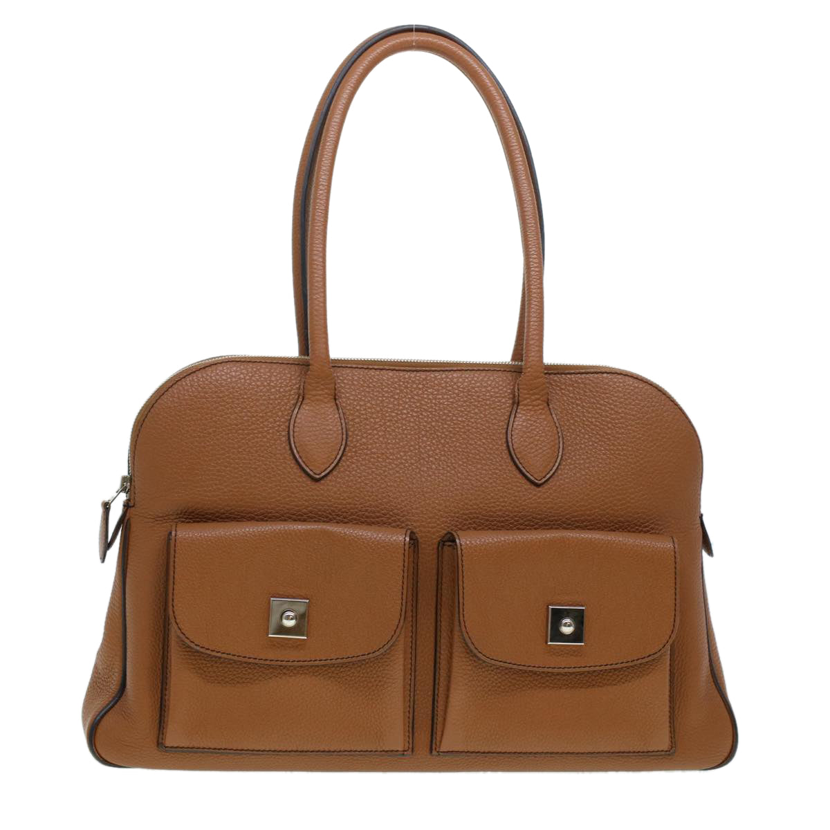 Hermès Caravane Brown Leather Handbag 