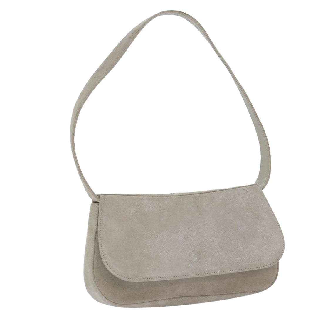 Bally Beige Suede Shoulder Bag