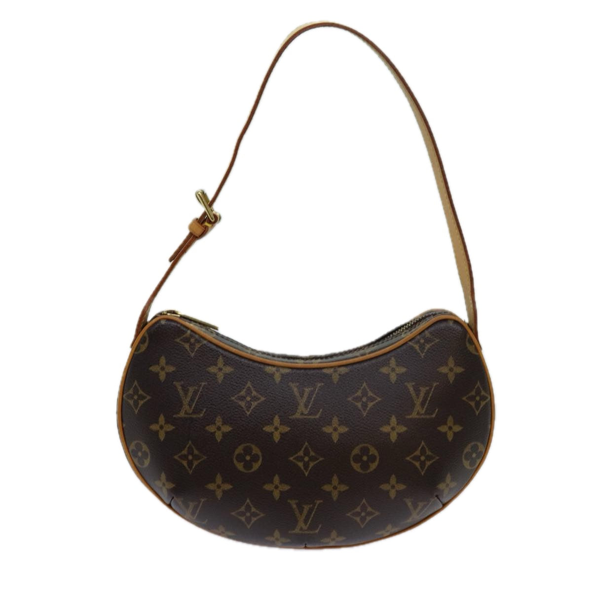 Louis Vuitton Croissant Brown Canvas Shoulder Bag