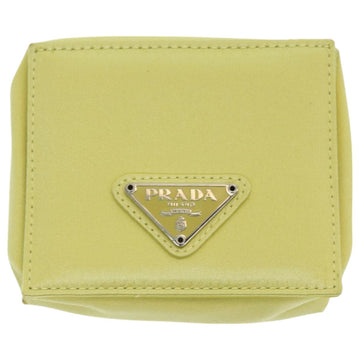 Prada Tessuto Yellow Synthetic Wallet 