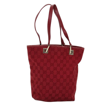 Gucci GG canvas Red Canvas Tote Bag