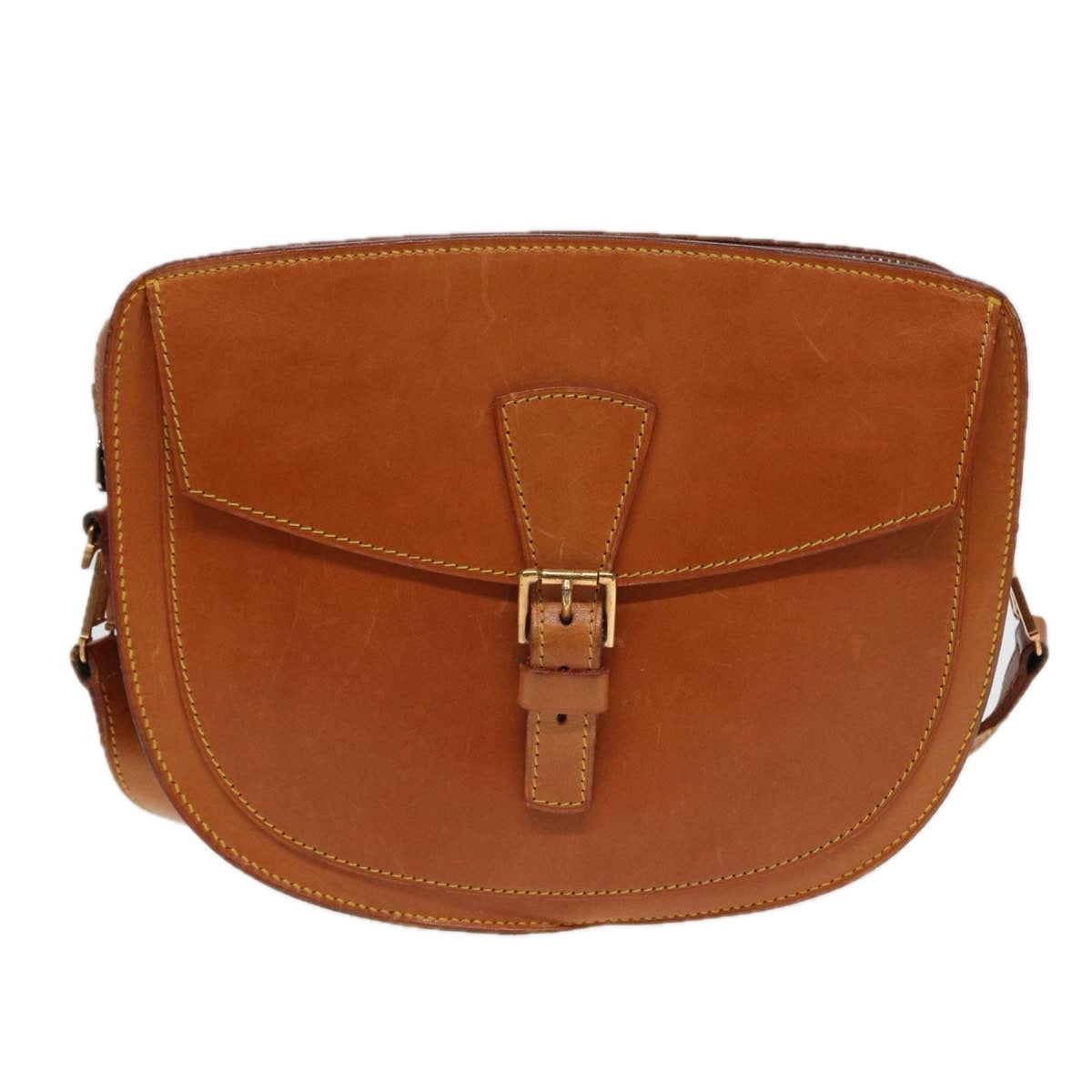 Louis Vuitton Jeune fille Brown Leather Shoulder Bag