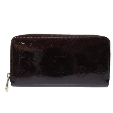 Louis Vuitton Zippy wallet Brown Patent Leather Wallet 