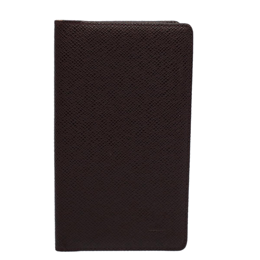 Louis Vuitton Couverture carnet de note Burgundy Leather Wallet 