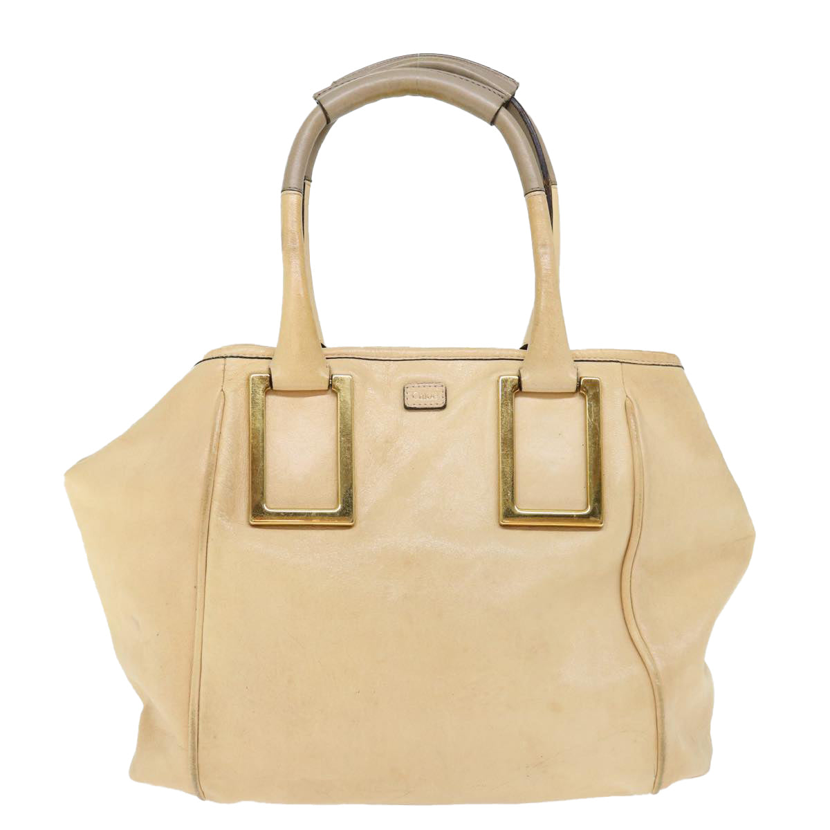 Chloé Ethel Beige Leather Handbag 