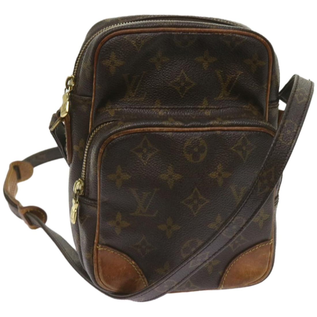 Louis Vuitton Amazon Brown Canvas Shoulder Bag